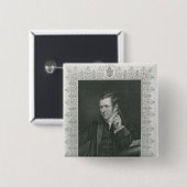 Sir Humphry Davy Vierkante Button 5,1 Cm (Voorkant /achterkant)