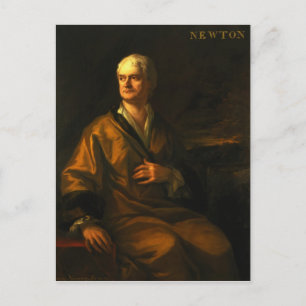 Sir Isaac Newton, 1710 Briefkaart