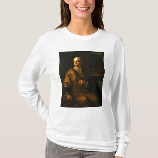 Sir Isaac Newton, 1710 T-shirt (Voorkant)