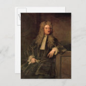 Sir Isaac Newton Briefkaart (Voorkant / Achterkant)
