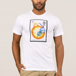 Sir Isaac Newton in beweging T-shirt