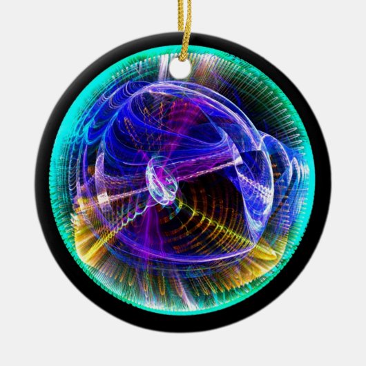 Sir Isaac Newton Keramisch Ornament (Voorkant)