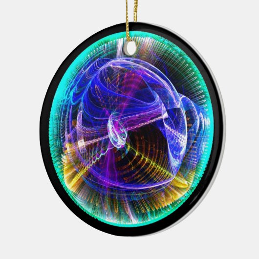 Sir Isaac Newton Keramisch Ornament (Links)