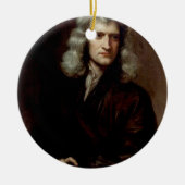 sir isaac newton keramisch ornament (Voorkant)