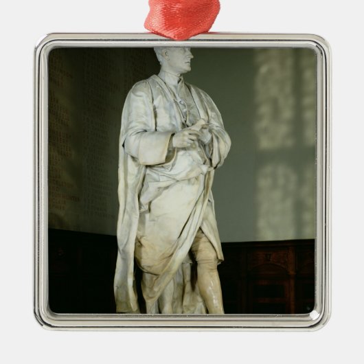 Sir Isaac Newton Metalen Ornament (Voorkant)