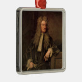 Sir Isaac Newton Metalen Ornament (Rechts)