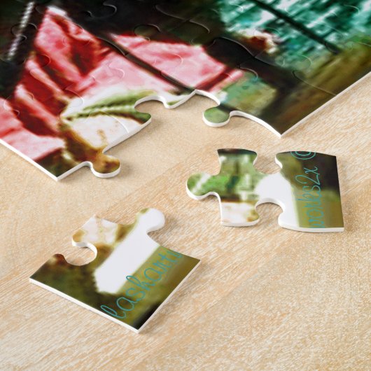 "Sir Isaac Newton omringd door symbolen" Legpuzzel (Zijkant)