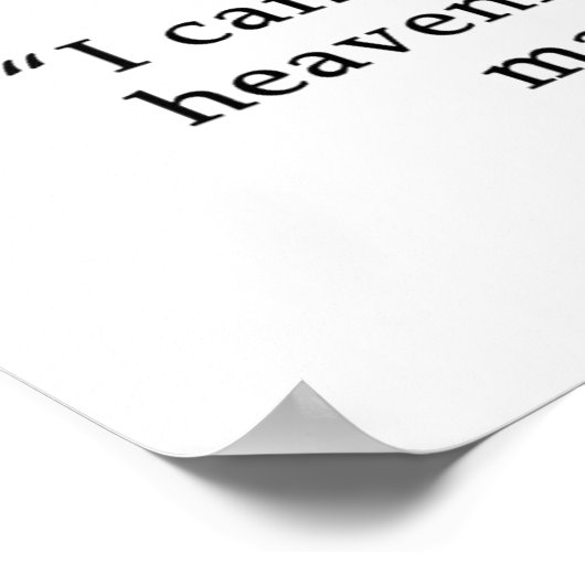 Sir Isaac Newton Portrait en Quote Poster (Hoek)