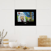 Sir Isaac Newton Poster (Keuken)