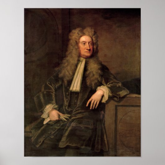 Sir Isaac Newton Poster (Voorkant)