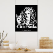 Sir Isaac Newton Science Rocks Posters (Keuken)