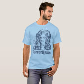 Sir Isaac Newton Science Rocks Shirten T-shirt (Voorkant volledig)