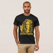 Sir Isaac Newton Science Rocks Shirten T-shirt (Voorkant volledig)