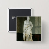 Sir Isaac Newton Vierkante Button 5,1 Cm (Voorkant /achterkant)