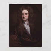 Sir Issac Newton Briefkaart (Voorkant)