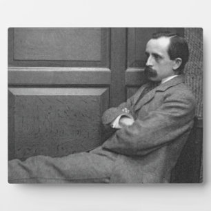 Sir James Matthew Barrie (1860-1937) (foto) Fotoplaat