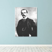 Sir James Matthew Barrie Canvas Afdruk (Insitu (Houten vloer))