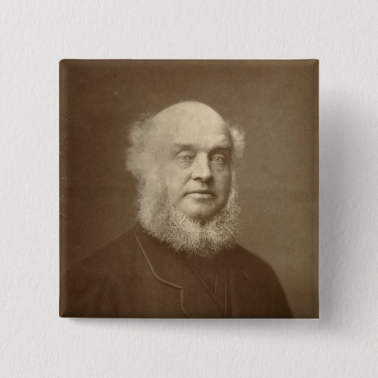 Sir James Ramsden Vierkante Button 5,1 Cm (Voorkant)