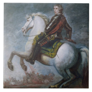 Sir Jeffrey Amherst (1717-97) c.1768 (olie op canv Tegeltje
