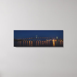 Sir John A. MacDonald Bridge - Halifax, NS Canvas Afdruk