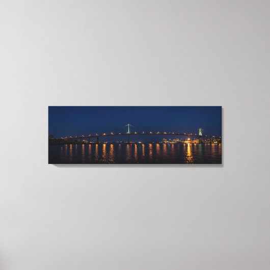 Sir John A. MacDonald Bridge - Halifax, NS Canvas Afdruk (Voorkant)