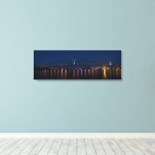 Sir John A. MacDonald Bridge - Halifax, NS Canvas Afdruk (Insitu (Houten vloer))