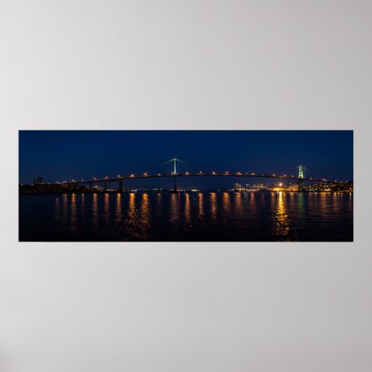 Sir John A. MacDonald Bridge - Halifax, NS Poster (Voorkant)