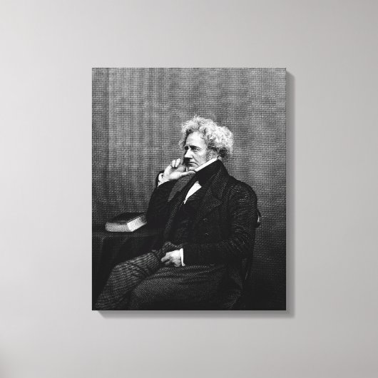 Sir John F.W. Herschel Canvas Afdruk (Voorkant)