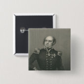 Sir John Franklin Vierkante Button 5,1 Cm (Voorkant /achterkant)
