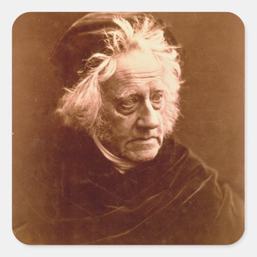 Sir John Frederick William Herschel (1792-1871) 18 Vierkante Sticker (Voorkant)