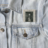 Sir John Jervis in 1795 Vierkante Button 5,1 Cm (In situ)