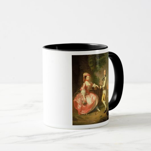 Sir John Pole, 5th Baronet Mok (Voorkant rechts)