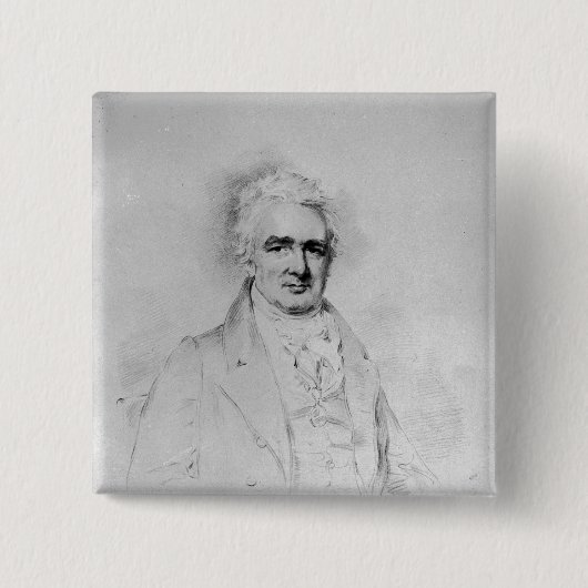 Sir John Thomas Stanley Bart Vierkante Button 5,1 Cm (Voorkant)