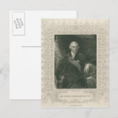Sir Joseph Banks Briefkaart (Voorkant / Achterkant)