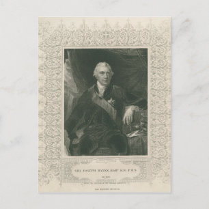 Sir Joseph Banks Briefkaart