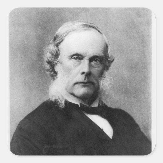 Sir Joseph Lister Vierkante Sticker (Voorkant)