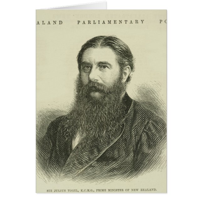 Sir Julius Vogel, KCMG (Voorkant)