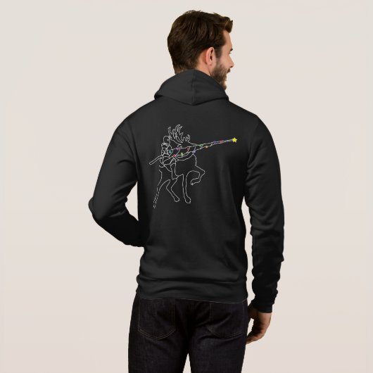 Sir Kerstmis Hoodie (Achterkant volledig)