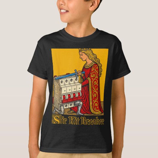 Sir Kit Breaker Zwaard T-shirt (Voorkant)