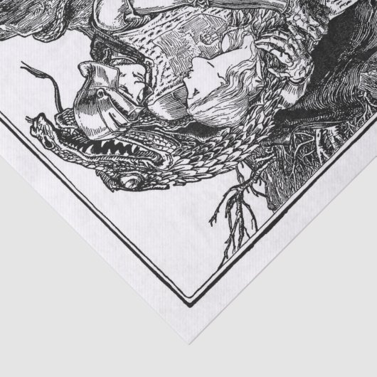 Sir Knight Tissuepapier (Detail)