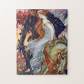 Sir Lancelot en Guinevere door Henry Ford Legpuzzel (Verticaal)