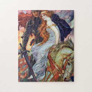 Sir Lancelot en Guinevere door Henry Ford Legpuzzel