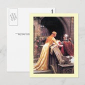 Sir Lancelot en Guinevere over de Stairs Briefkaart (Voorkant / Achterkant)