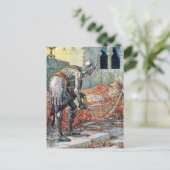 Sir Lancelot in de kapeloorlog Briefkaart (Staand voorkant)