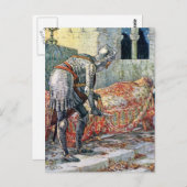 Sir Lancelot in de kapeloorlog Briefkaart (Voorkant / Achterkant)