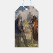 Sir Launcelot du Lake, ridder van de ronde tafel Cadeaulabel (Voorkant)