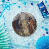 Sir Launcelot du Lake, ridder van de ronde tafel Papieren Bordje (Feest)