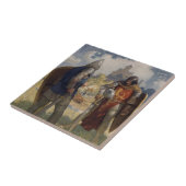 Sir Launcelot du Lake, ridder van de ronde tafel Tegeltje (Zijkant)