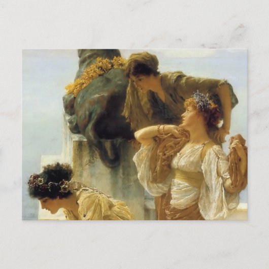 Sir Lawrence Alma-Tadema, een symbool van het taal Briefkaart (Voorkant)