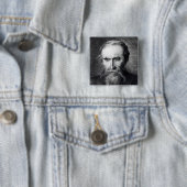 Sir Leslie Stephen, 1889 Vierkante Button 5,1 Cm (In situ)